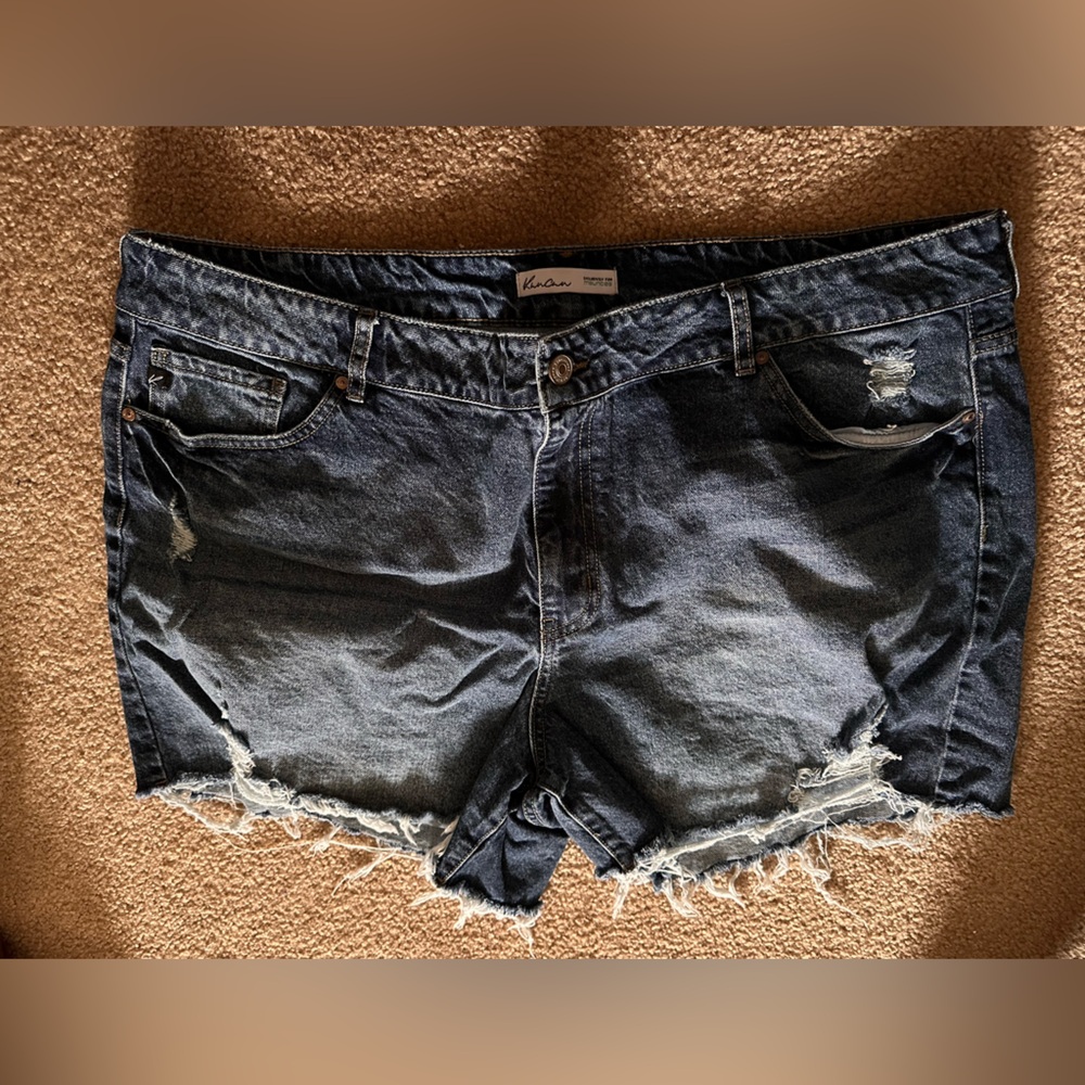 Women’s Kancan Jean shorts plus size 24 24w